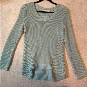 LOFT light blue/teal sweater size M